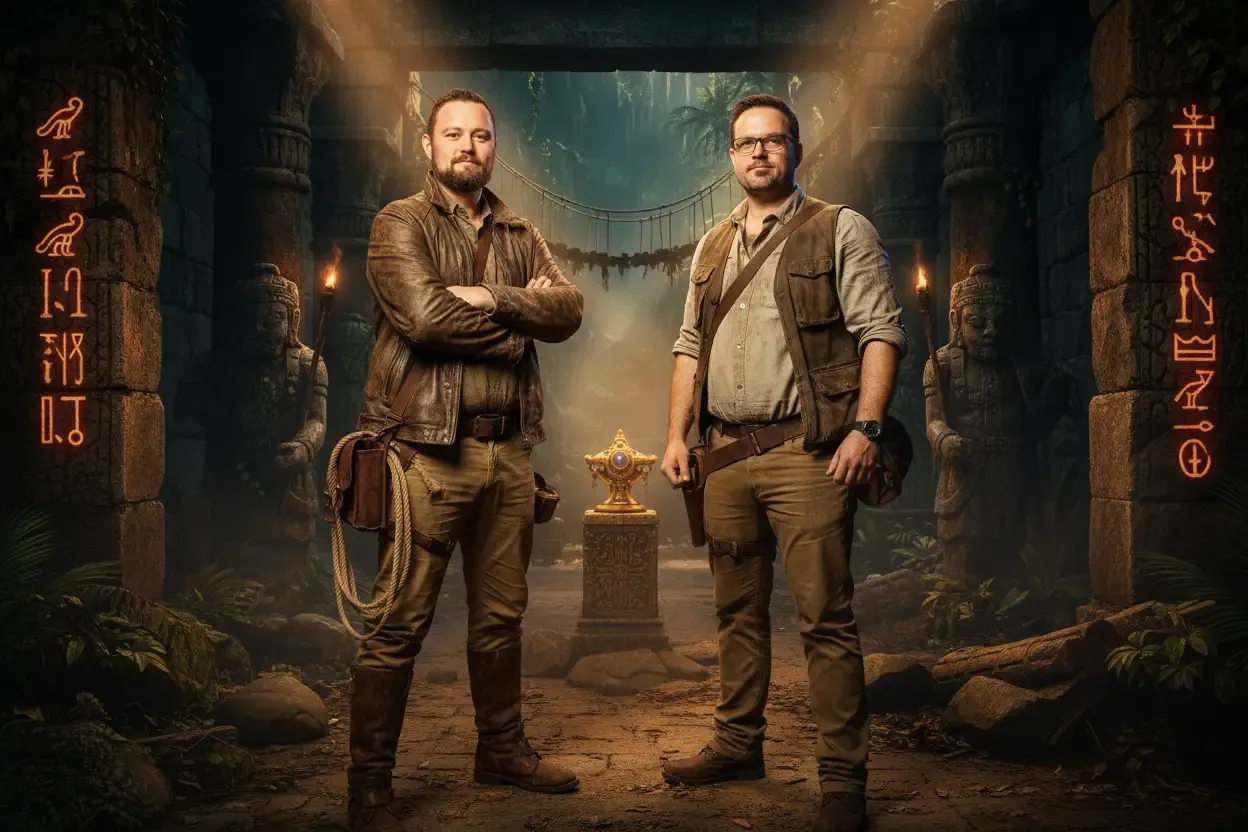 Nachher Beispiel 5 - Abenteuer-Szene mit Christian und Pierre